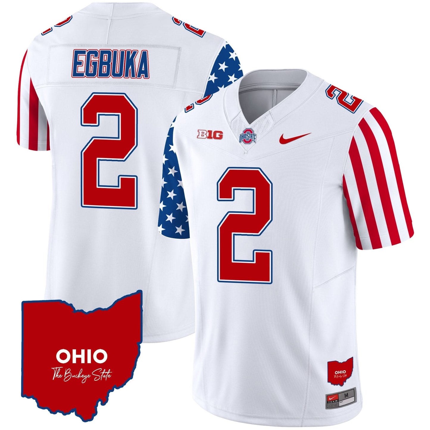 Men's Ohio State Buckeyes American Style Vapor Limited Jersey - All Stitched