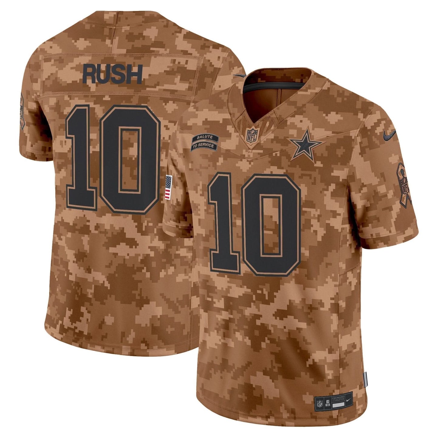 Dallas Cowboys 2024 Salute to Service Vapor Limited Jersey - All stitched