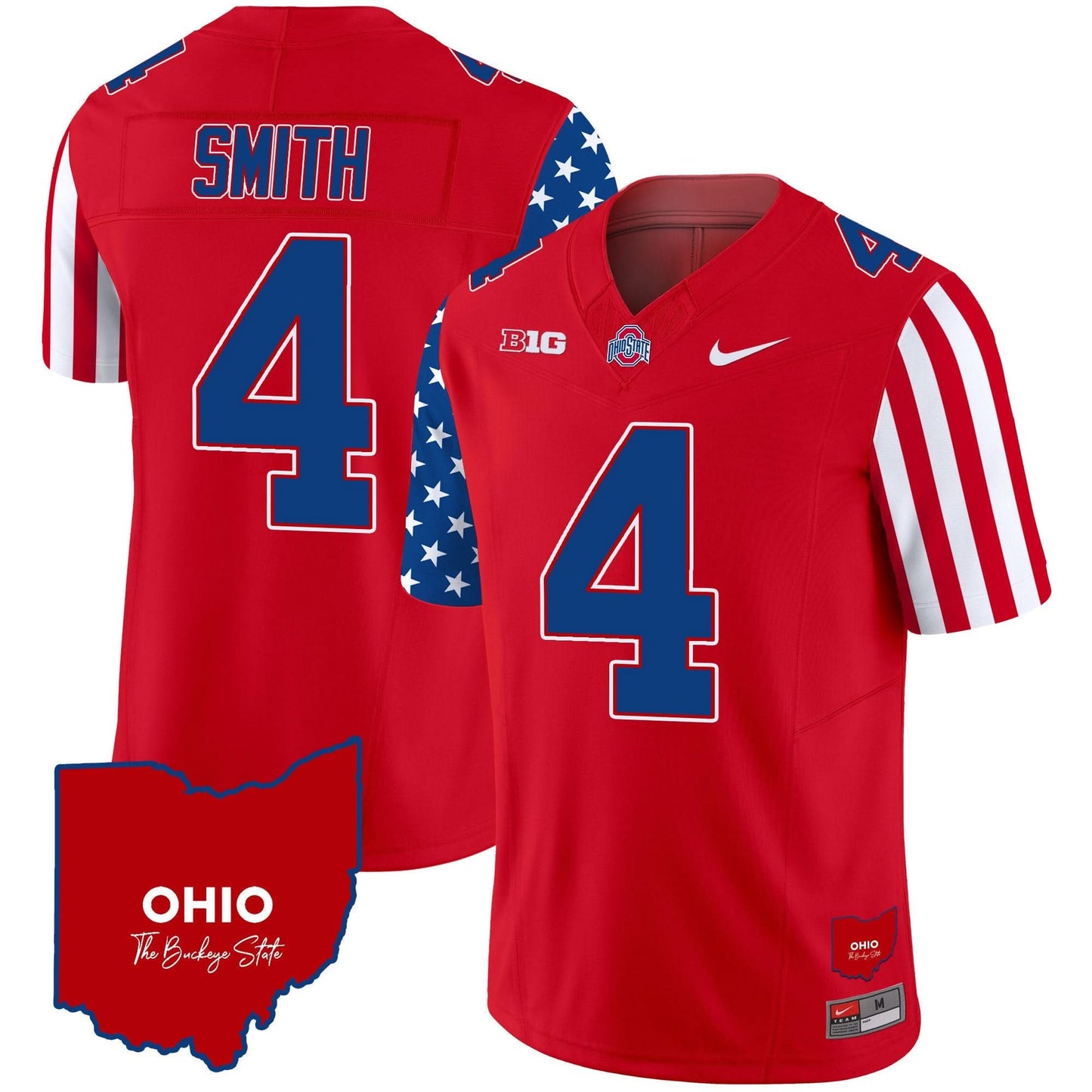 Men's Ohio State Buckeyes American Style Vapor Limited Jersey - All Stitched