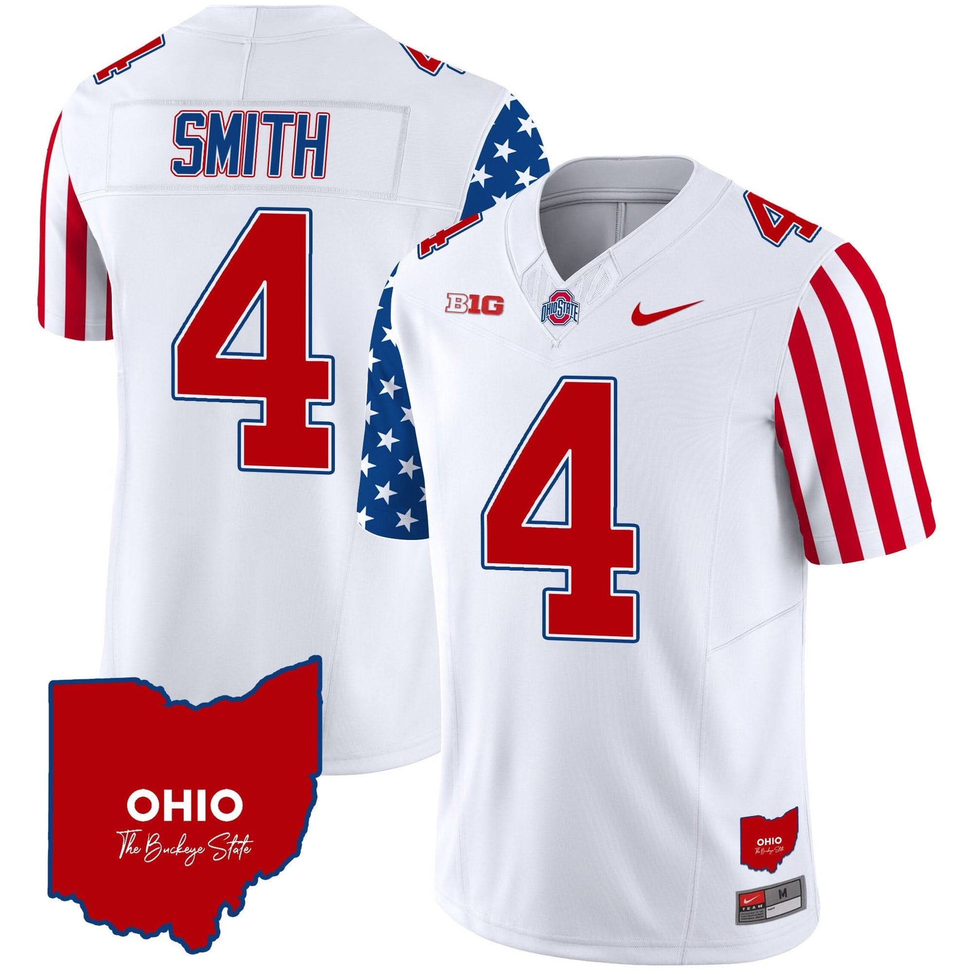 Men's Ohio State Buckeyes American Style Vapor Limited Jersey - All Stitched