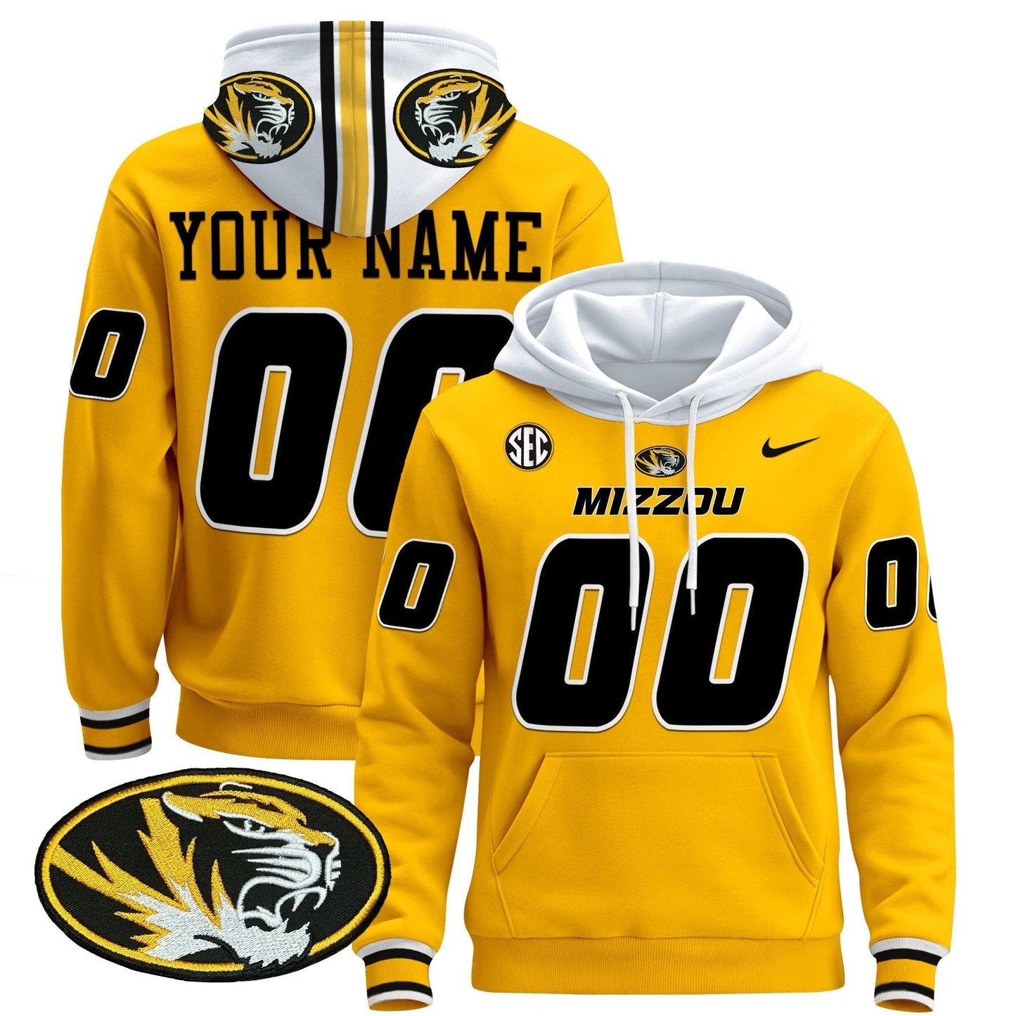 Missouri Tigers 2024 Custom Pullover Hoodie