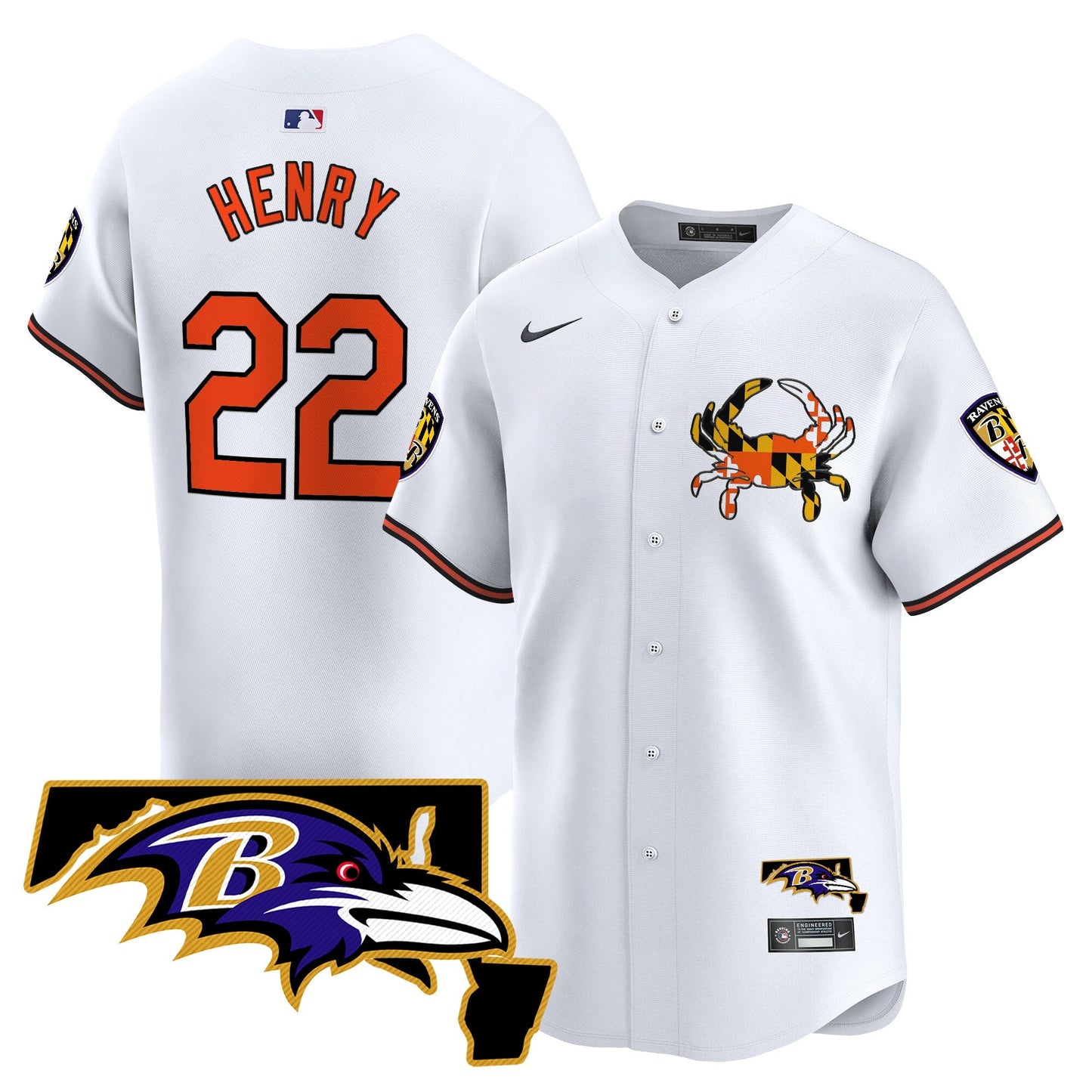 BAL 2024 Vapor Premier Baseball Jersey - All Stitched