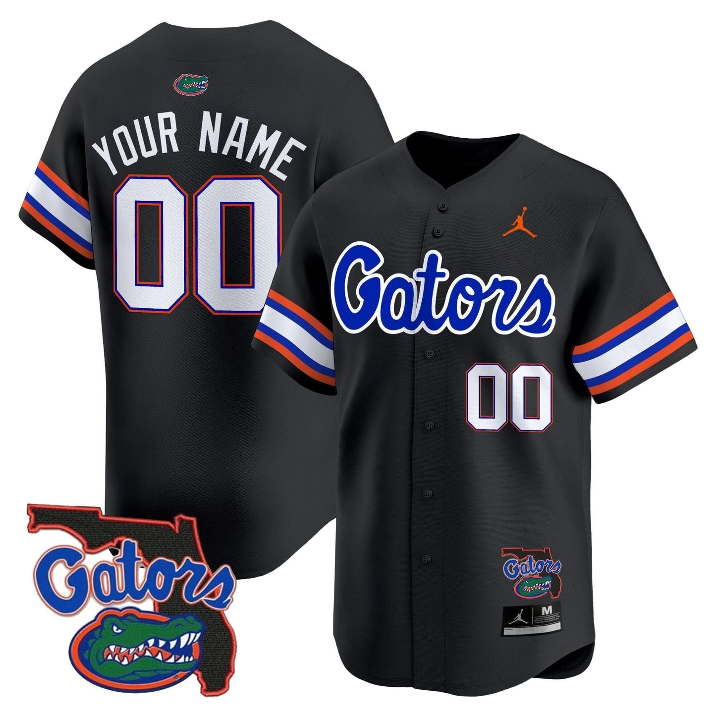 Florida Gators 2024 Florida Patch Vapor Baseball Custom Jersey - All Stitched