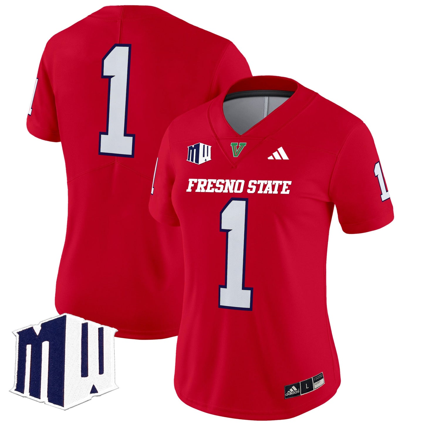 Women's Fresno State Bulldogs 2024 Vapor Limited Jersey - All Stitched