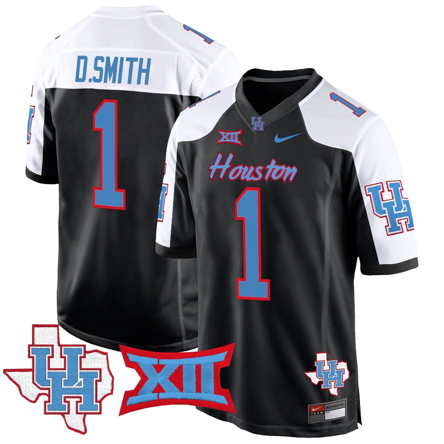 Houston Cougars 2024 Game Jersey - All Stitched