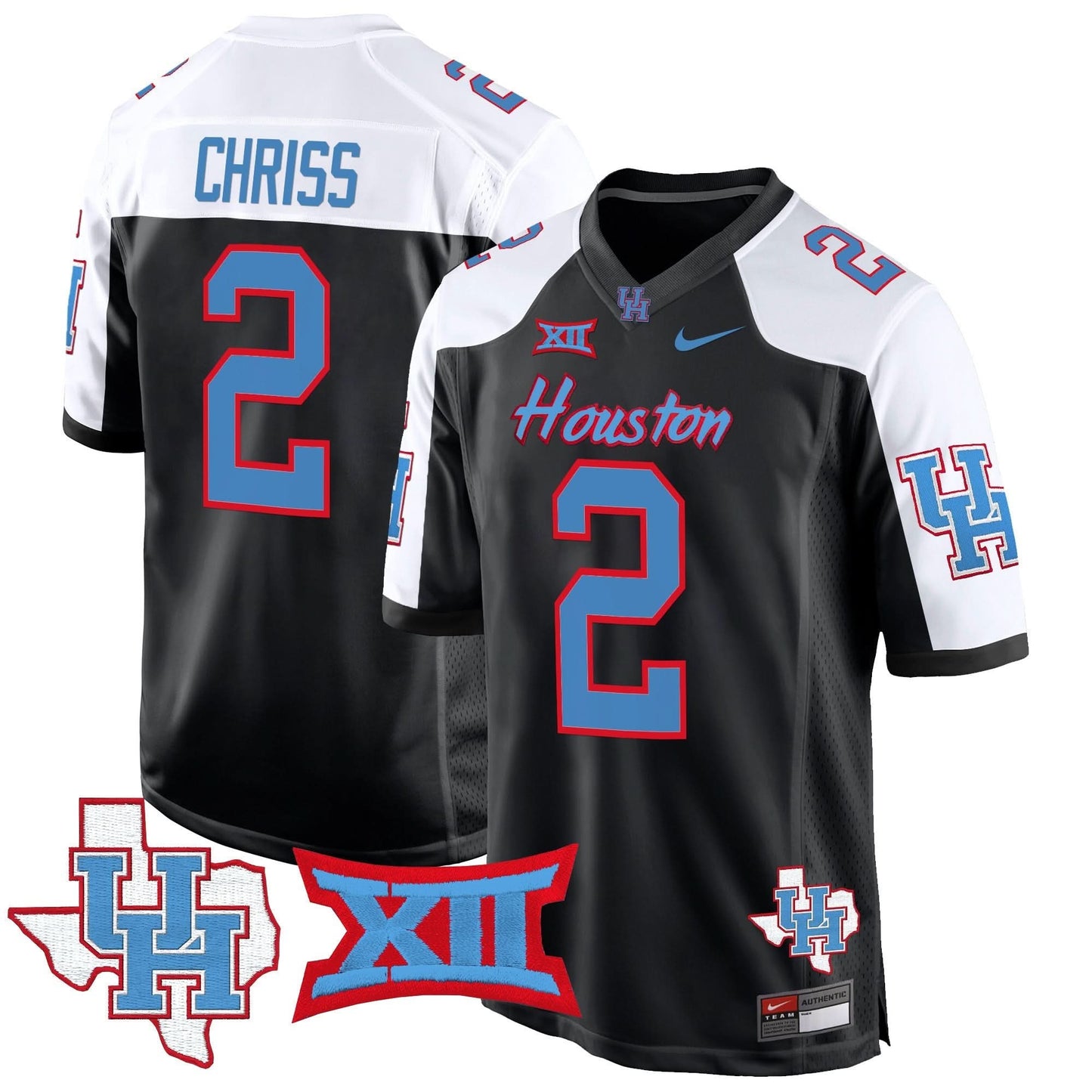 Houston Cougars 2024 Game Jersey - All Stitched