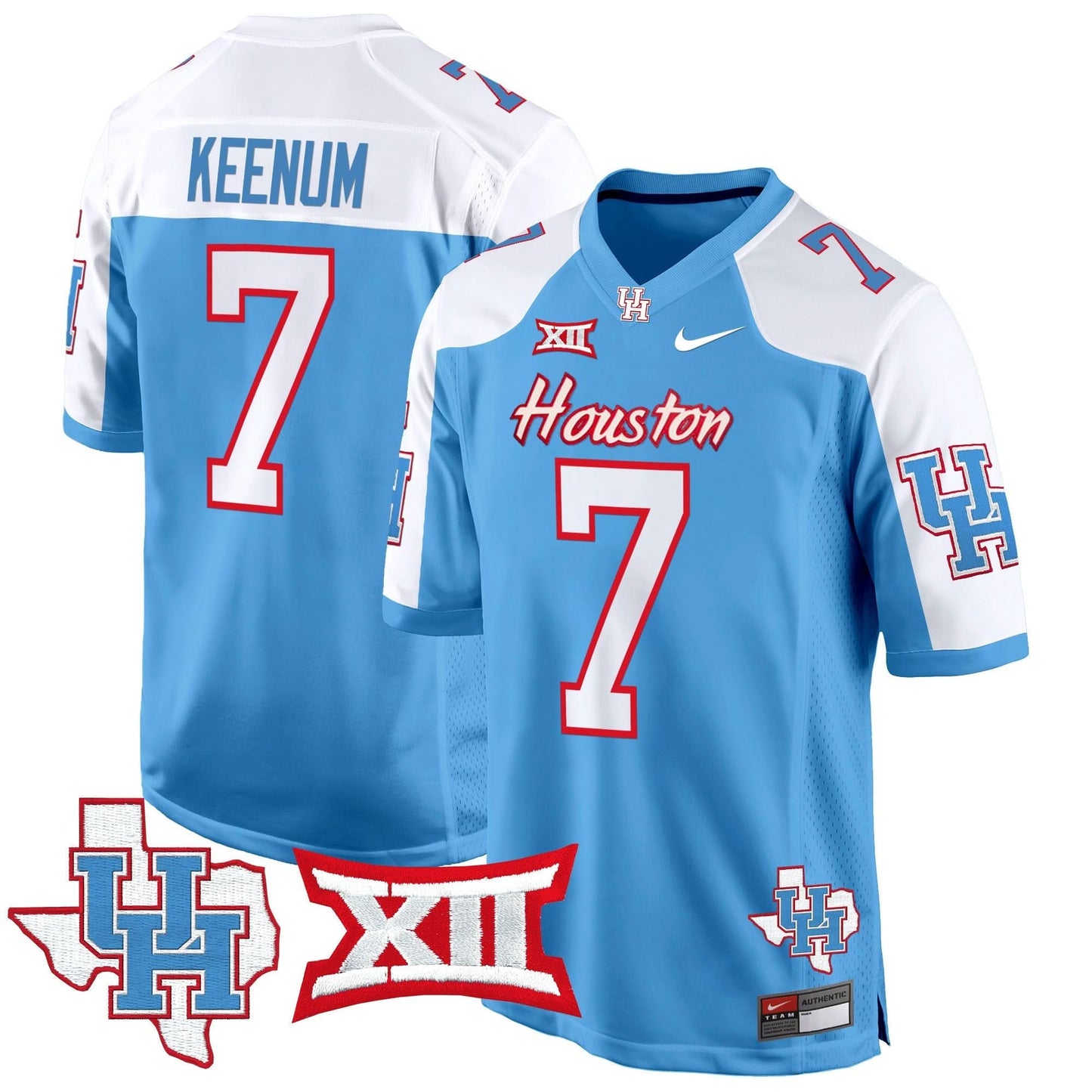 Houston Cougars 2024 Game Jersey - All Stitched