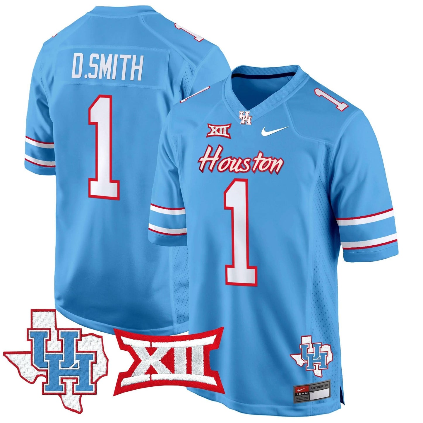 Houston Cougars 2024 Game Jersey - All Stitched