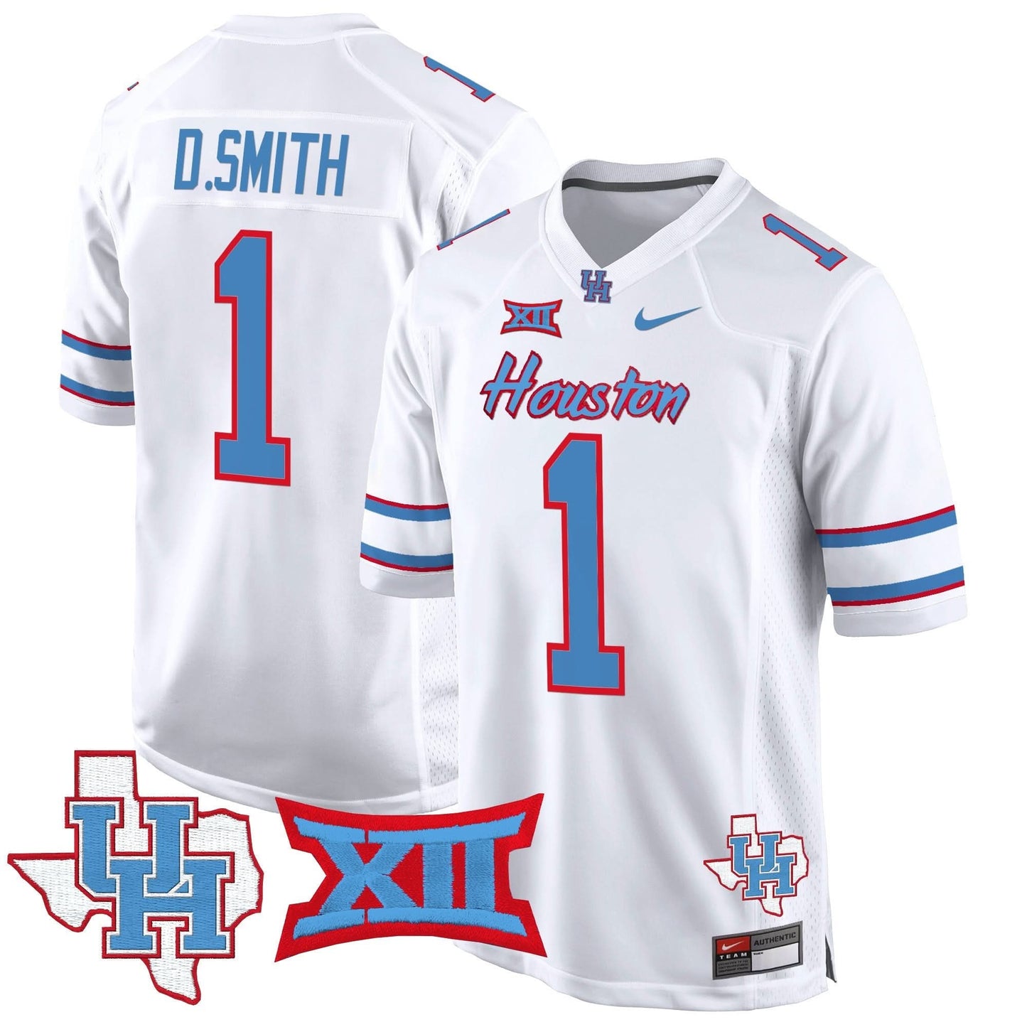 Houston Cougars 2024 Game Jersey - All Stitched