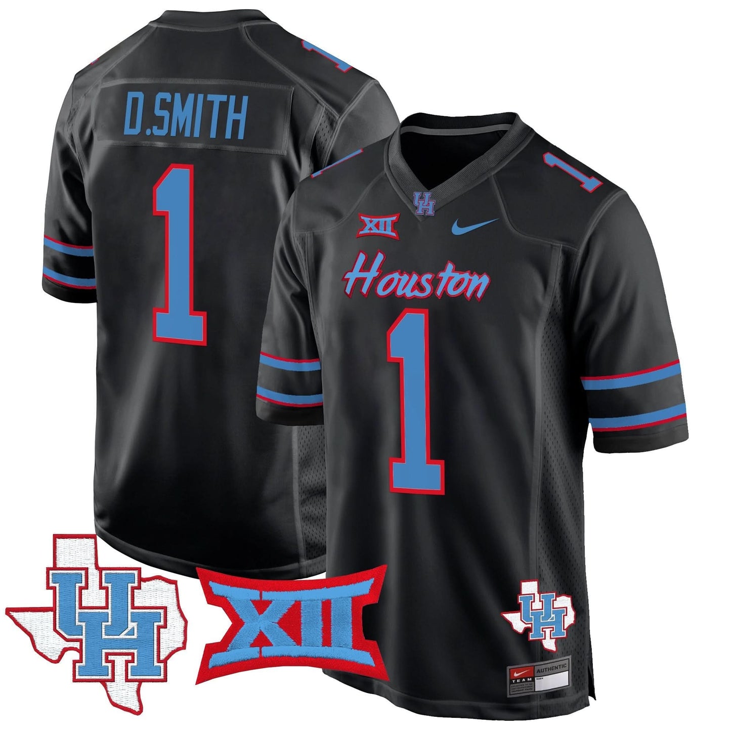 Houston Cougars 2024 Game Jersey - All Stitched