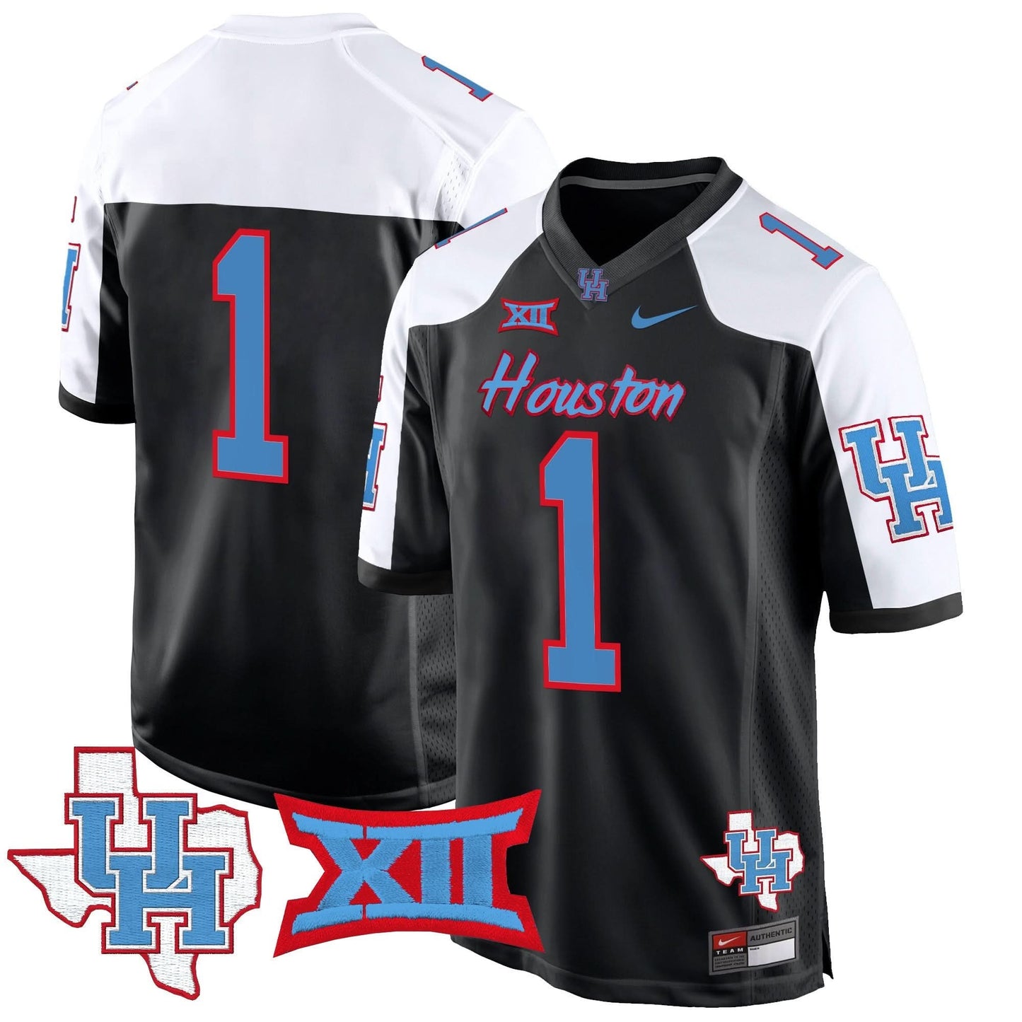 Houston Cougars 2024 Game Jersey - All Stitched