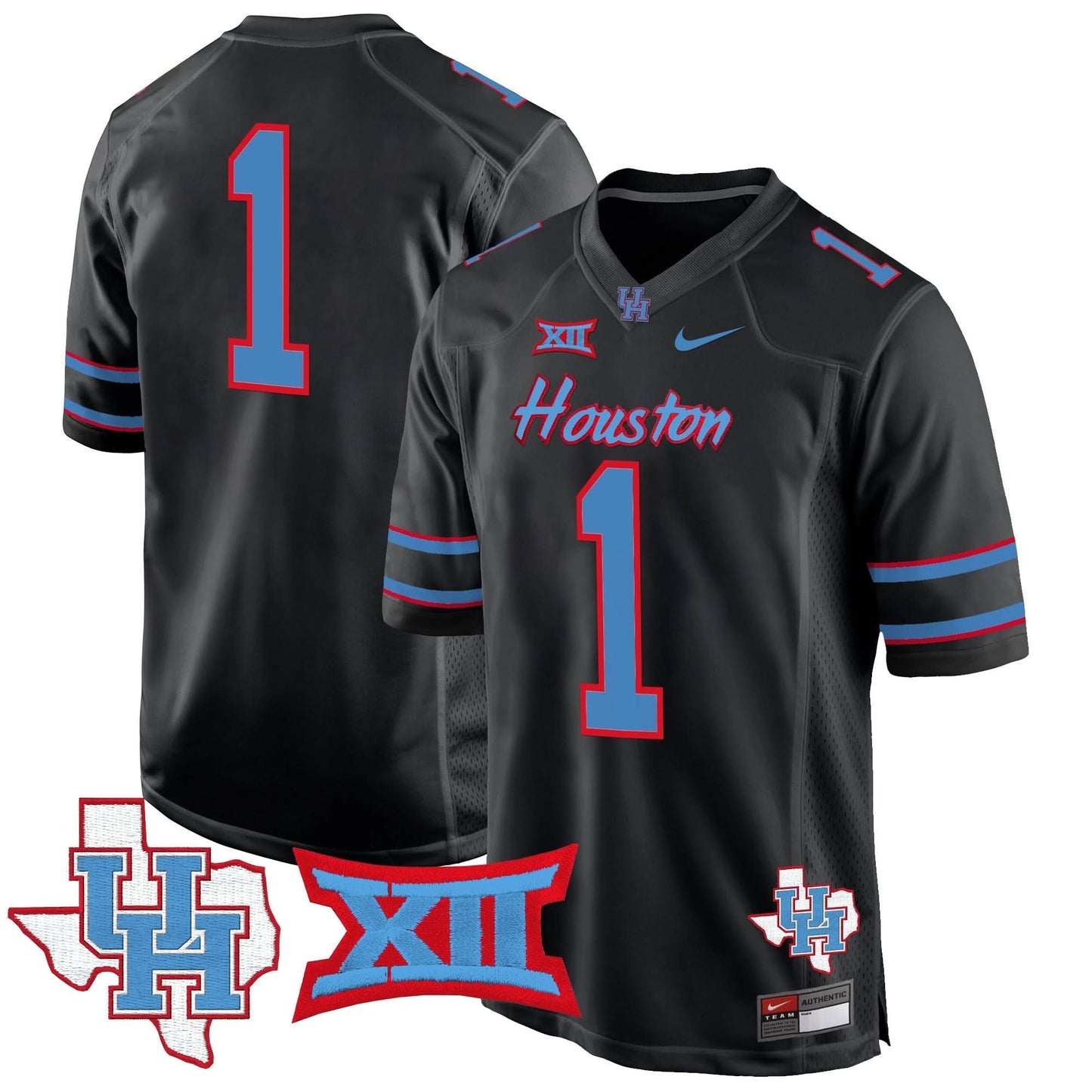 Houston Cougars 2024 Game Jersey - All Stitched