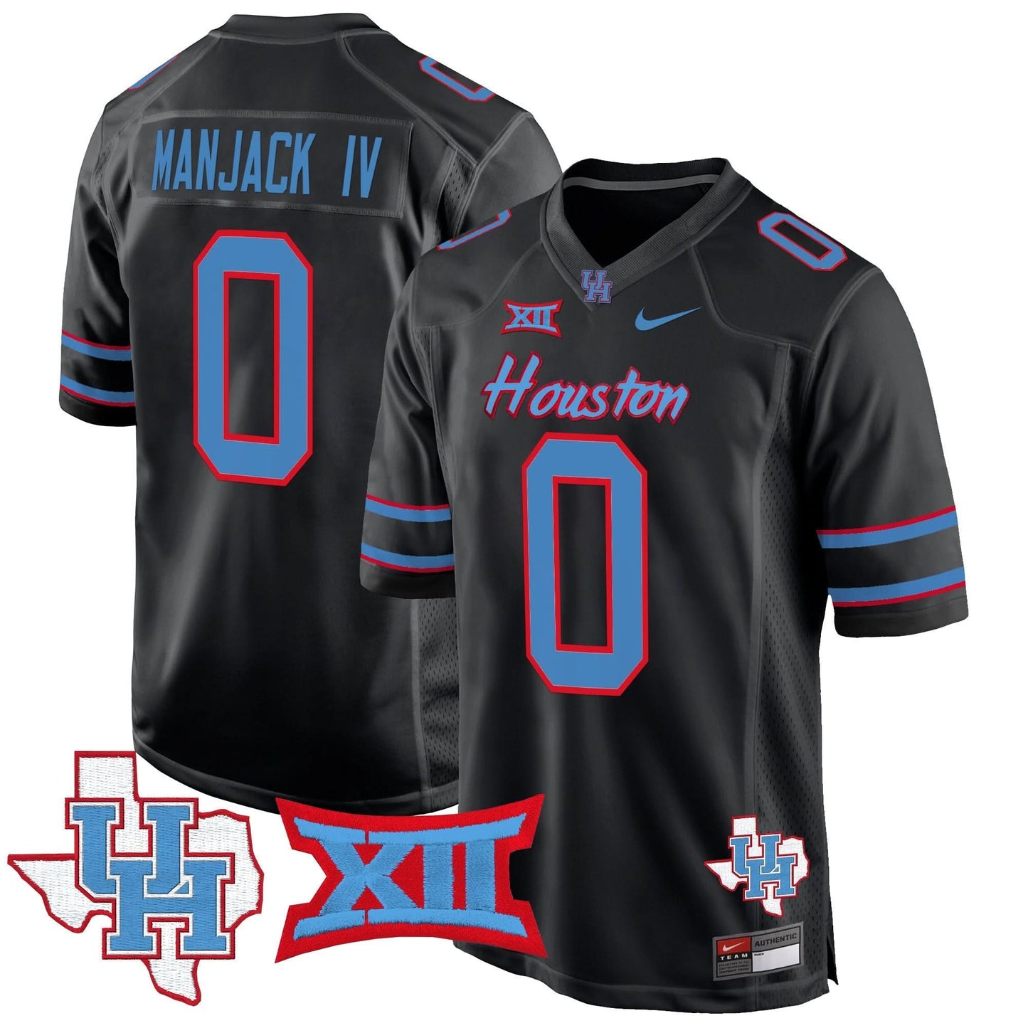 Houston Cougars 2024 Game Jersey - All Stitched