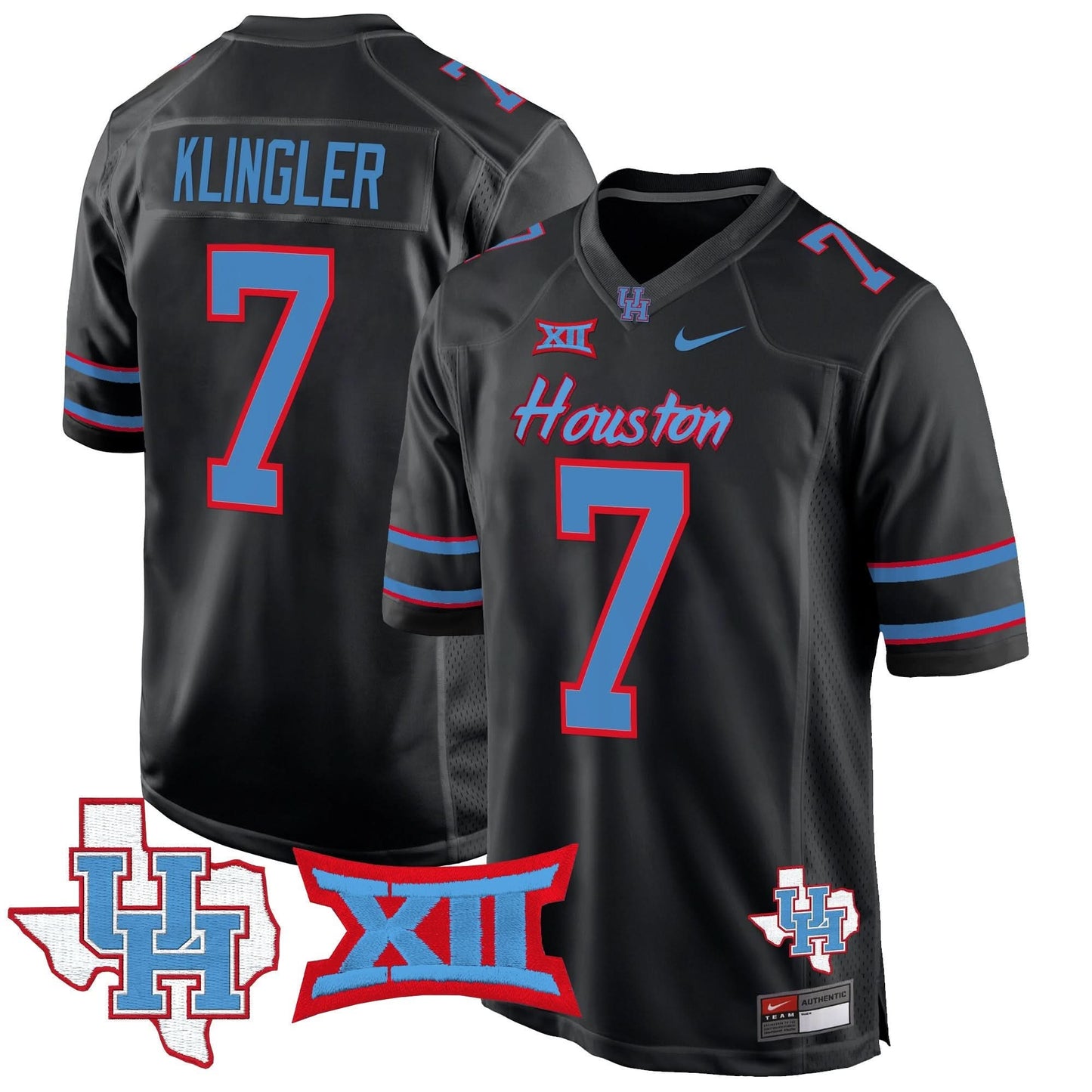 Houston Cougars 2024 Game Jersey - All Stitched