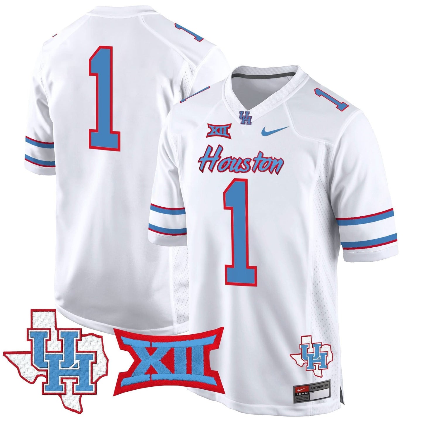 Houston Cougars 2024 Game Jersey - All Stitched