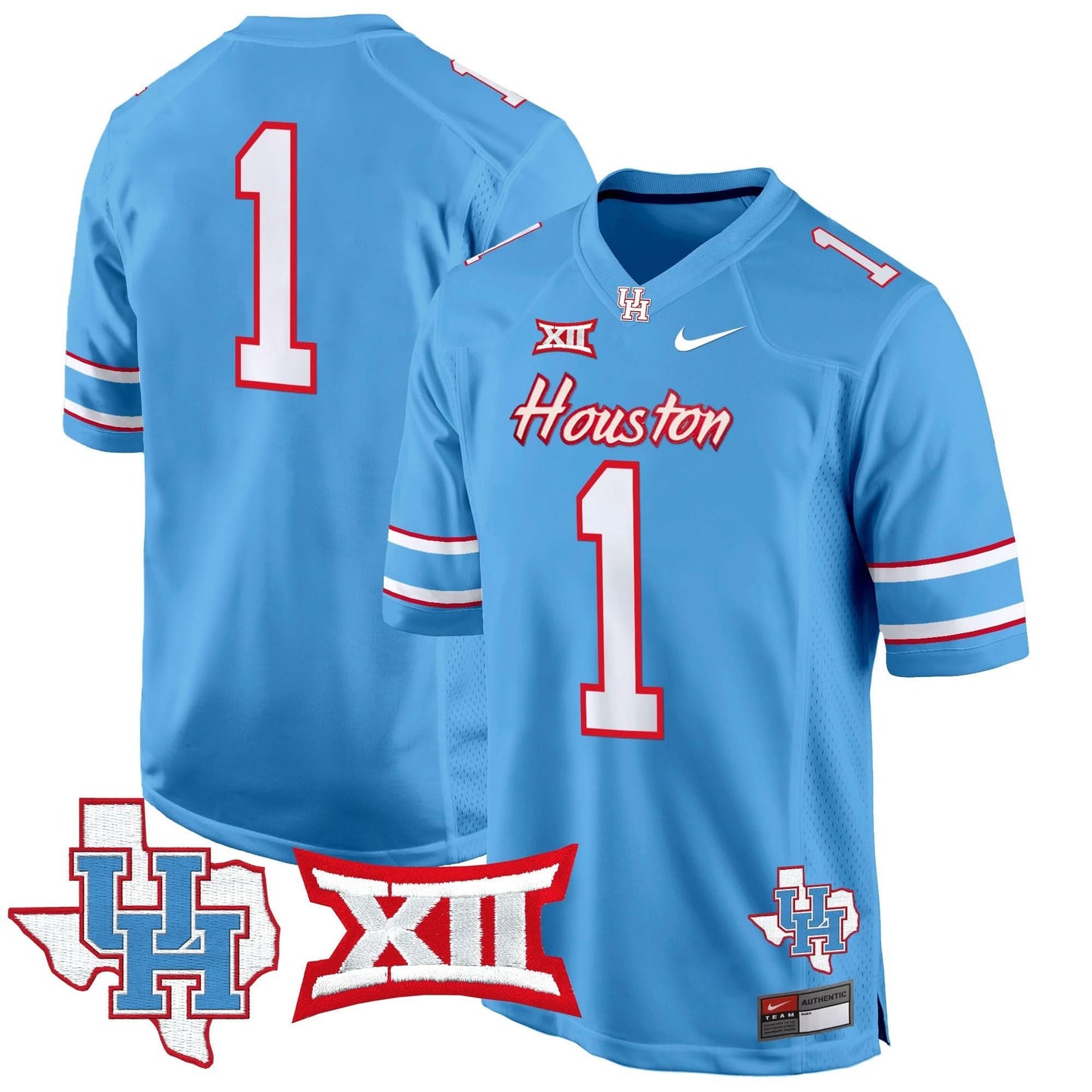 Houston Cougars 2024 Game Jersey - All Stitched