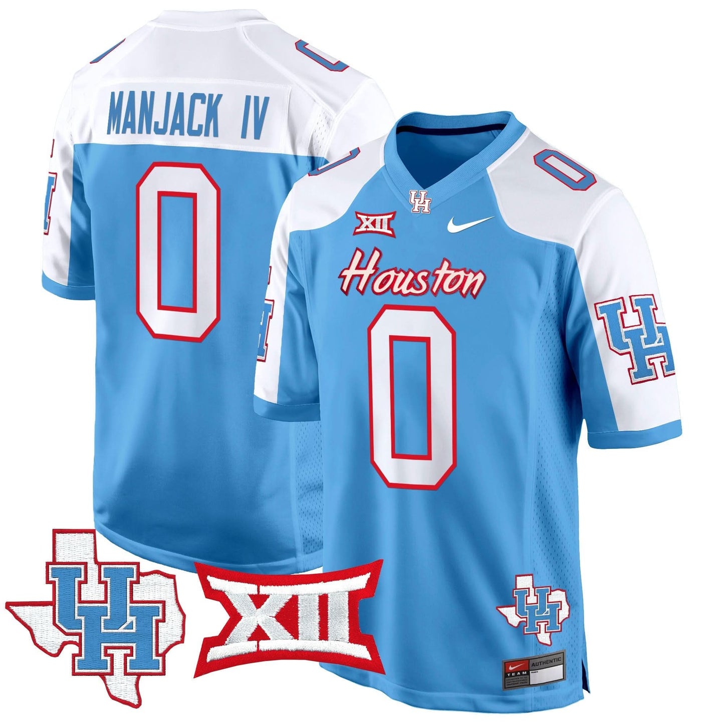 Houston Cougars 2024 Game Jersey - All Stitched