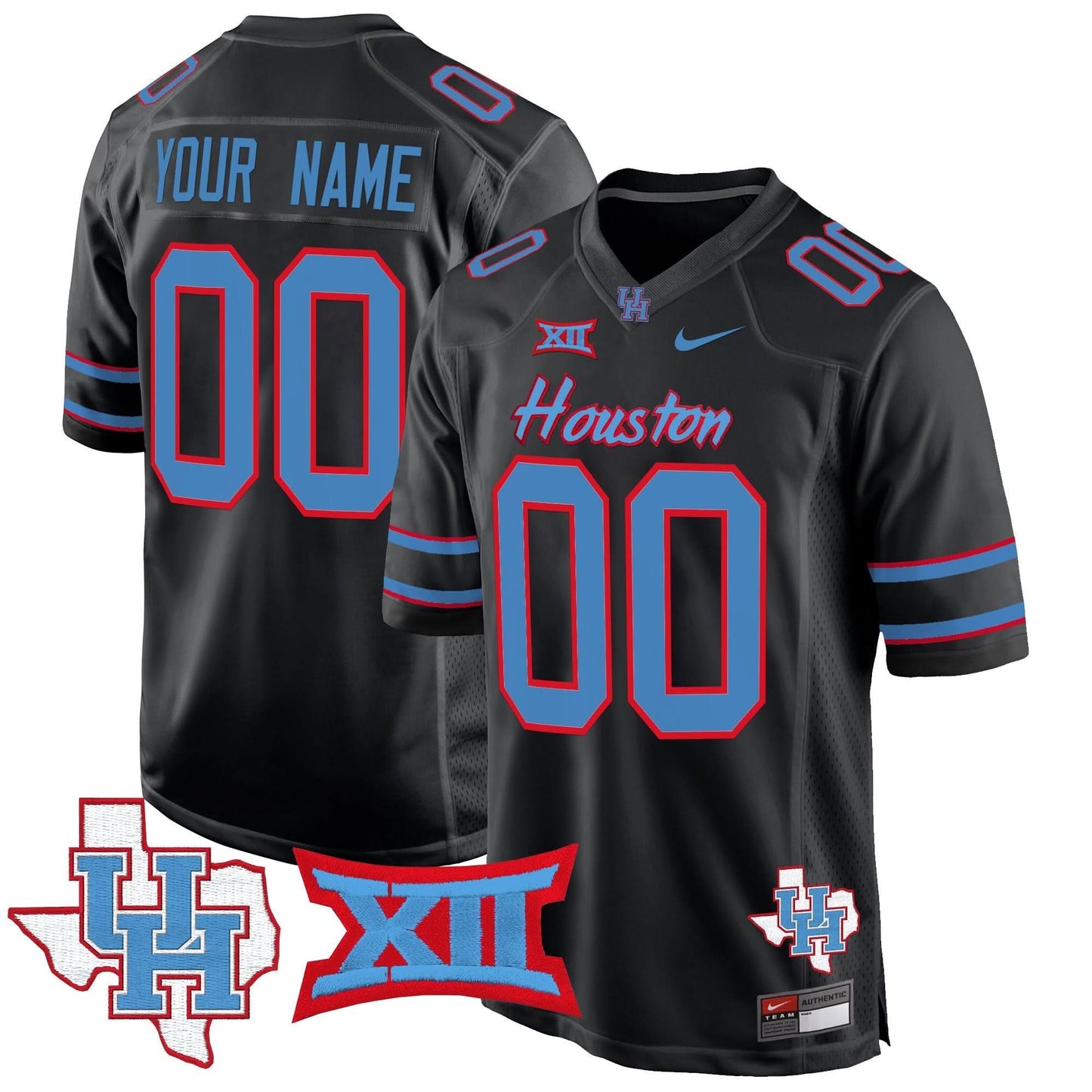 Houston Cougars 2024 Game Custom Jersey - All Stitched