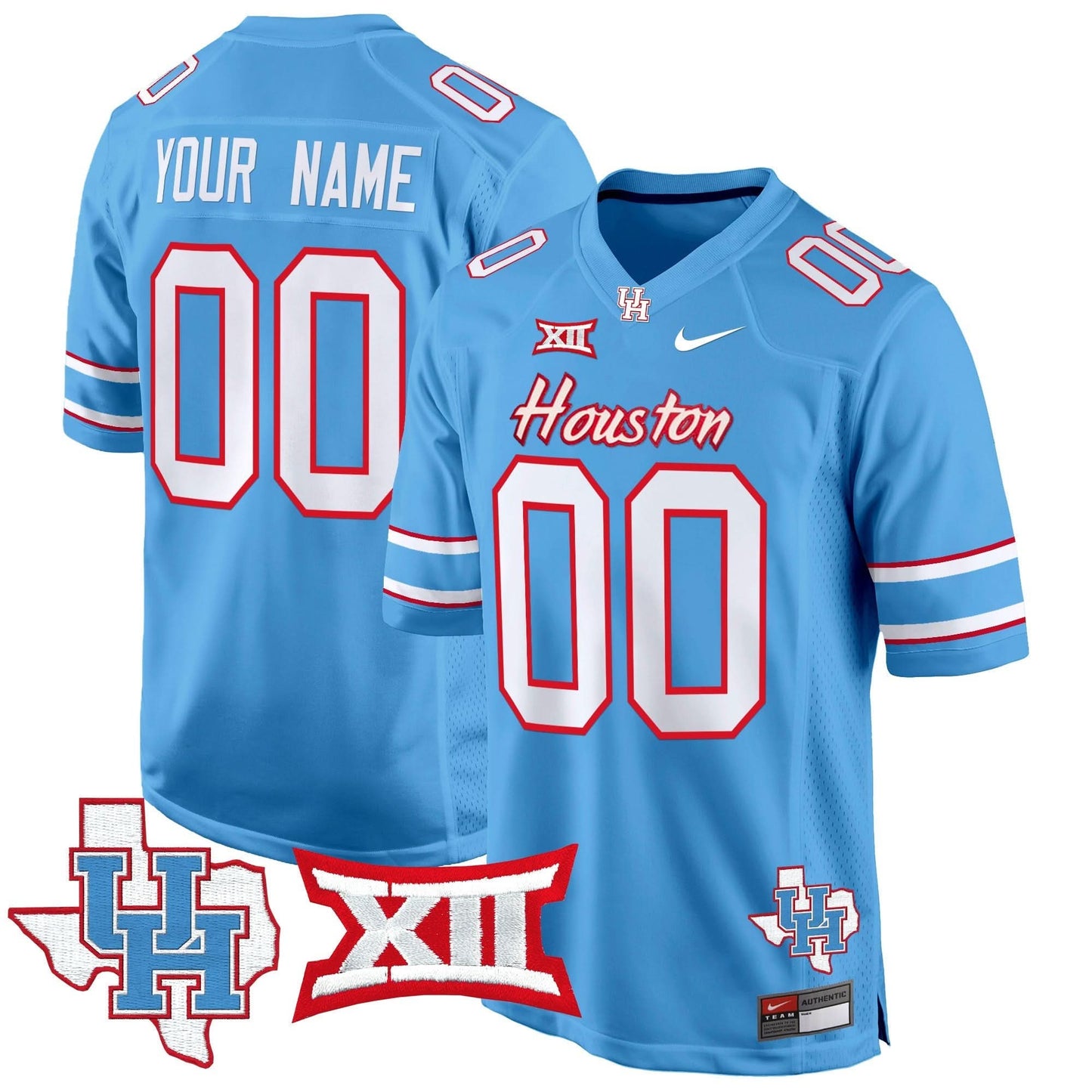 Houston Cougars 2024 Game Custom Jersey - All Stitched