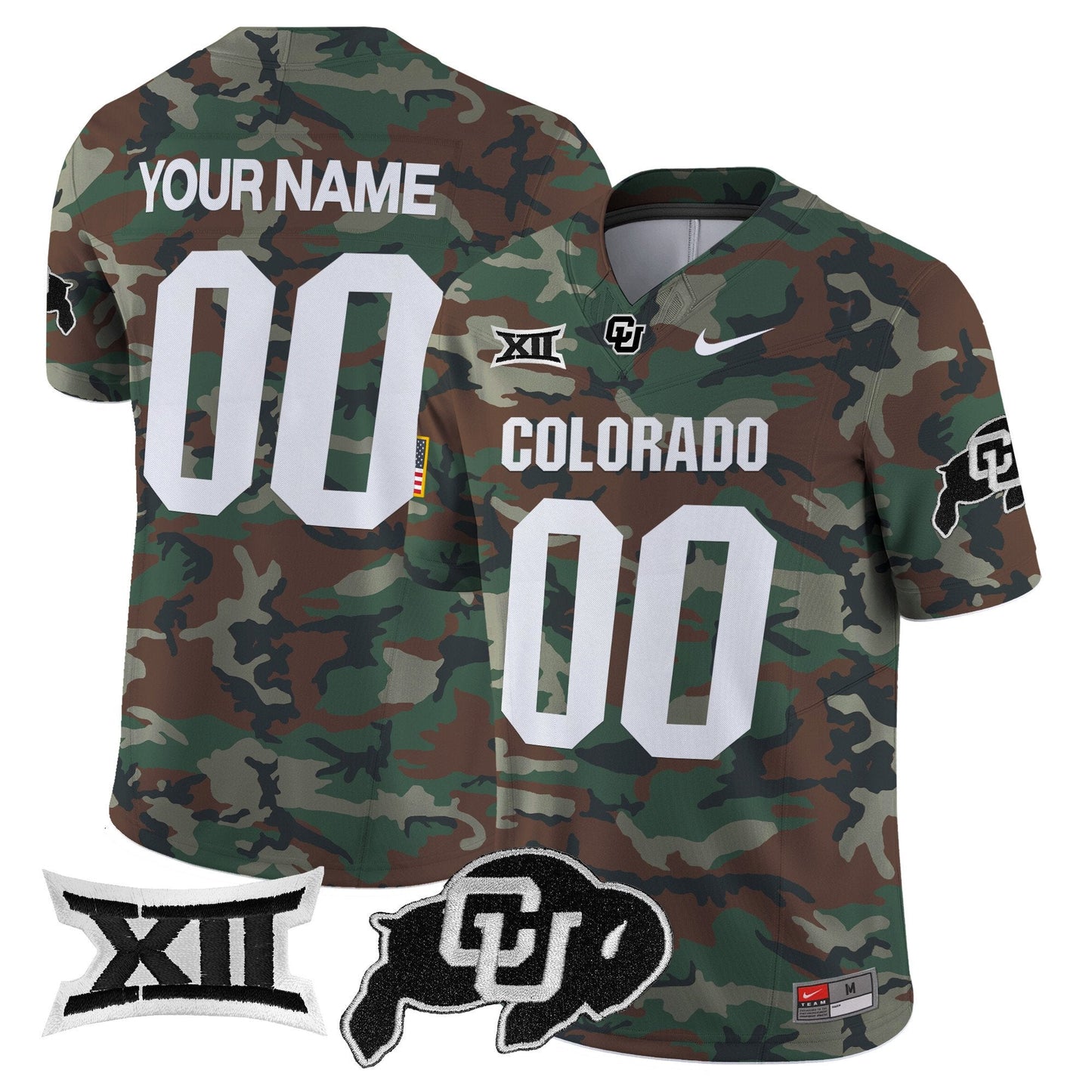 CU 2024 Military Vapor Limited Custom Jersey - All Stitched