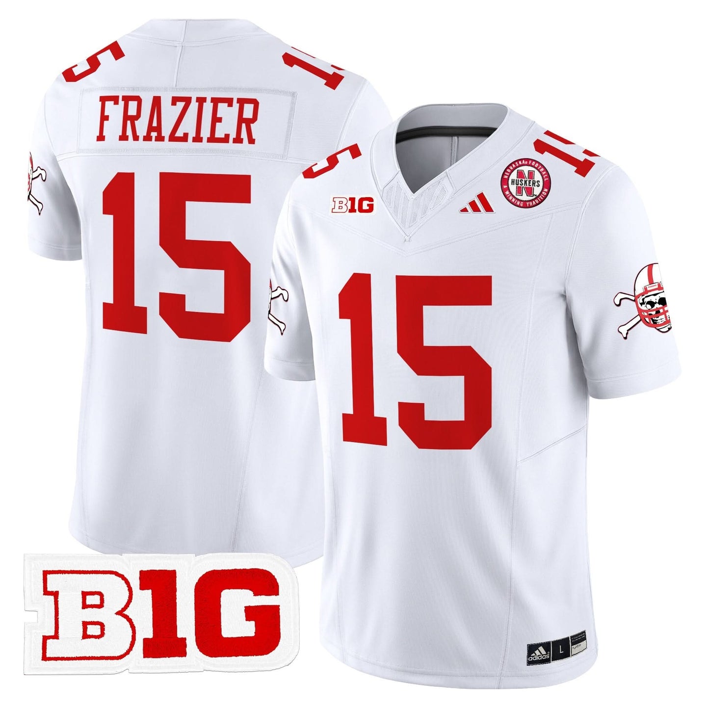 Nebraska Cornhuskers 2024 Vapor Limited Jersey V2 - All Stitched