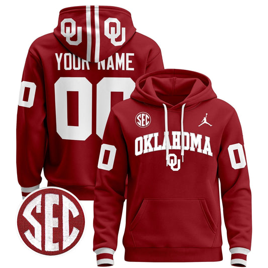 Oklahoma Sooners 2024 Custom Pullover Hoodie V2
