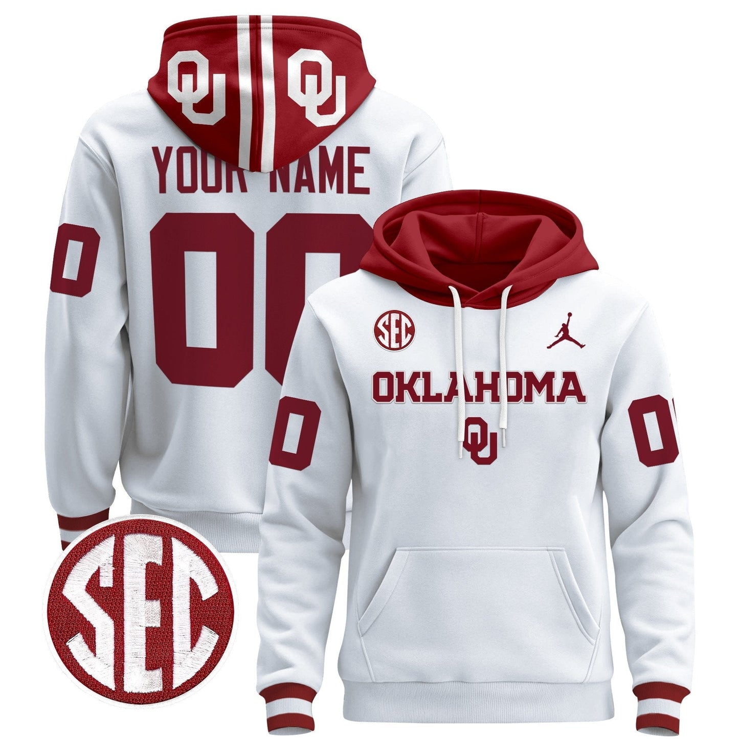 Oklahoma Sooners 2025 Custom Pullover Hoodie V3