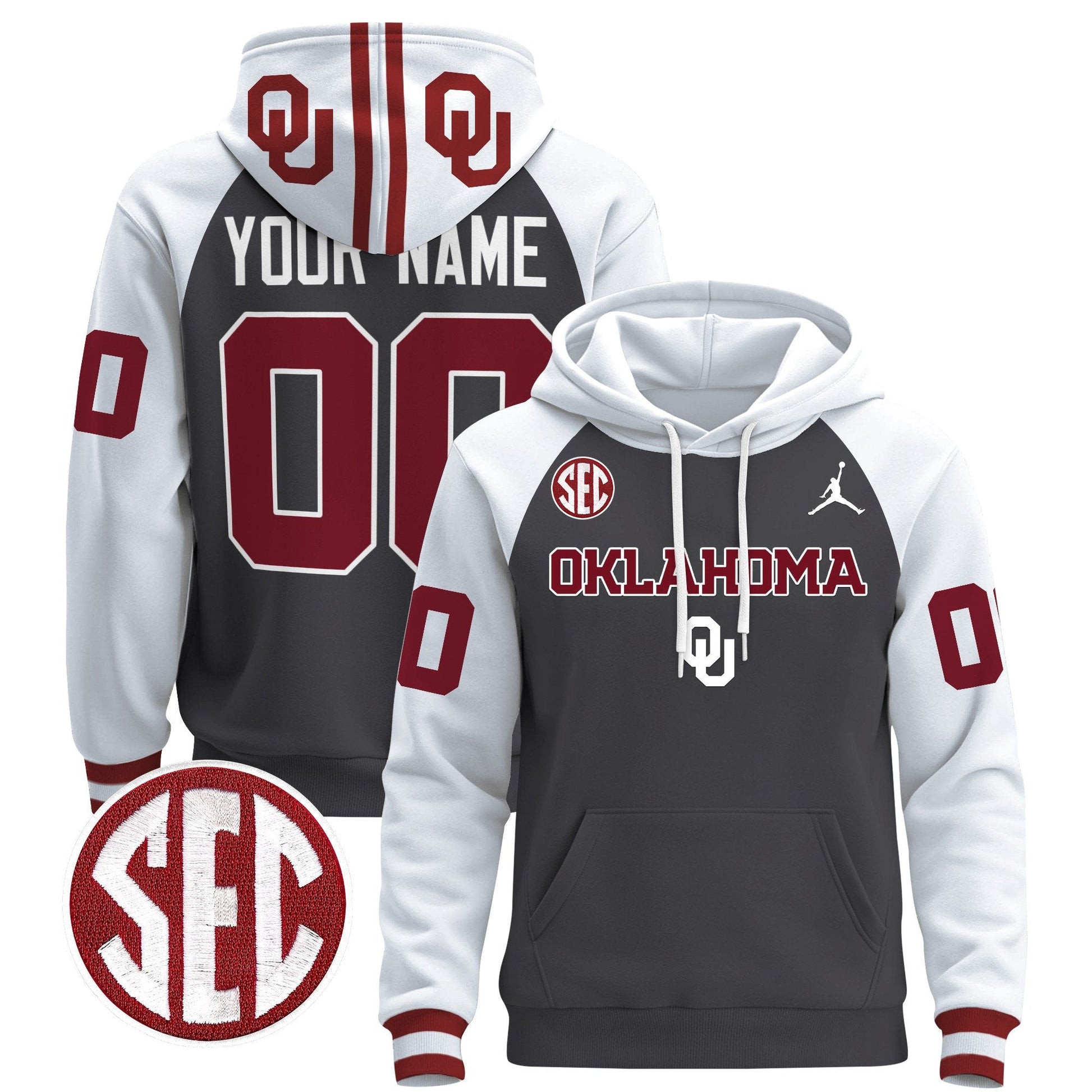 Oklahoma Sooners 2025 Custom Pullover Hoodie V3
