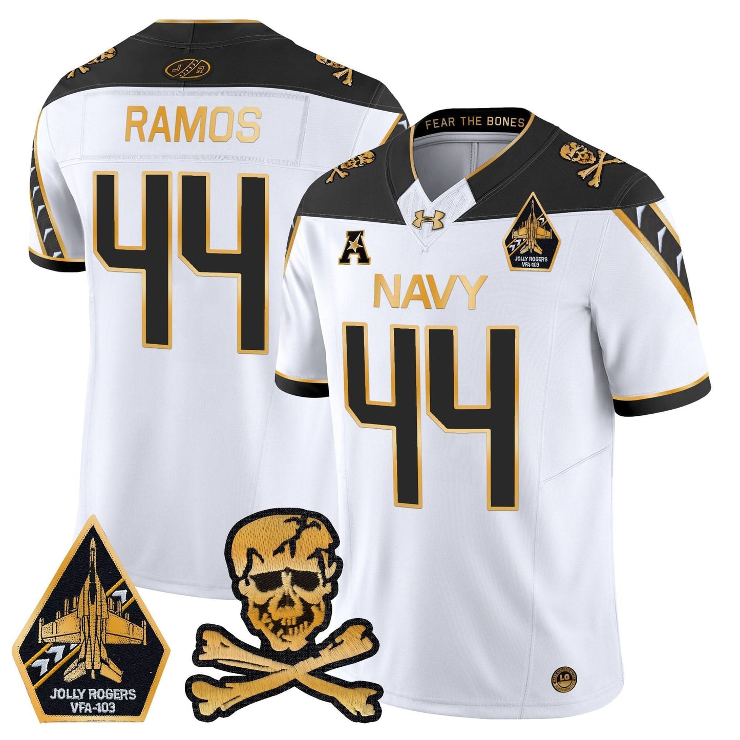 Navy Midshipmen 2024 Gold Vapor Limited Jersey - All Stitched
