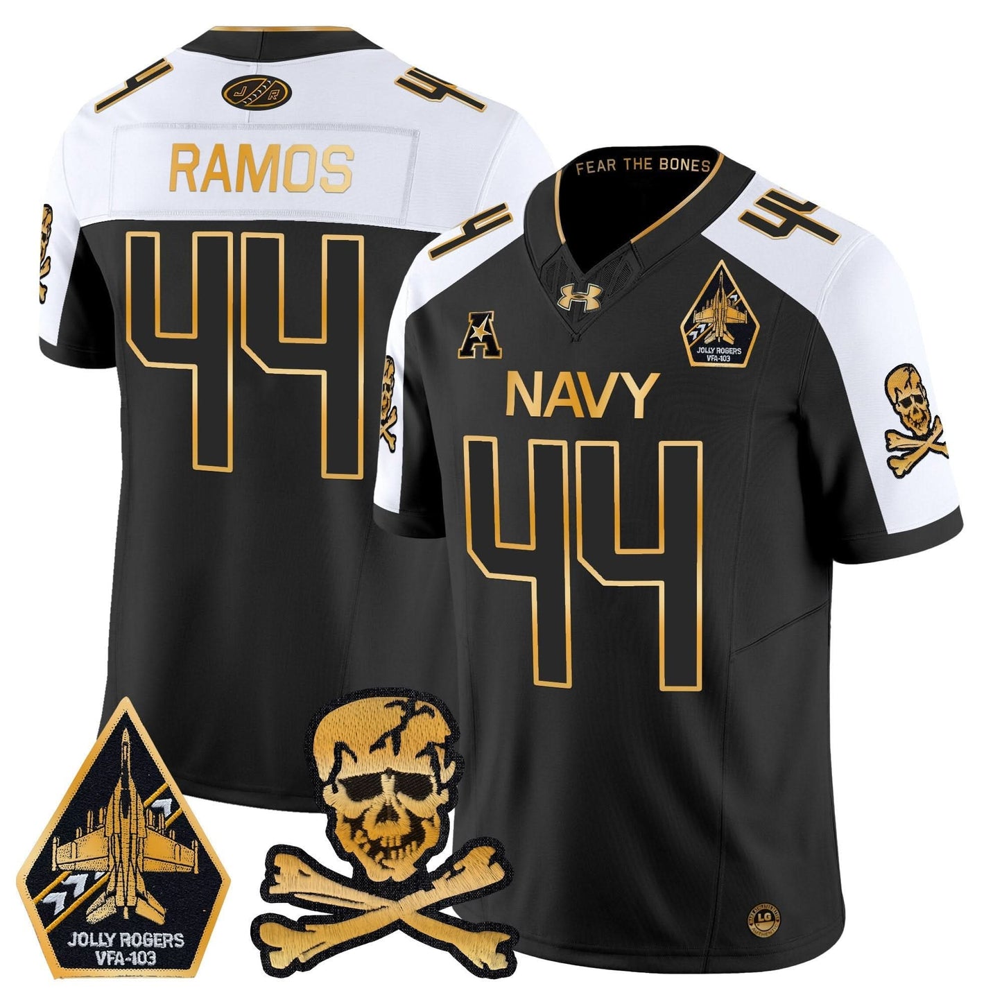 Navy Midshipmen 2024 Gold Vapor Limited Jersey - All Stitched