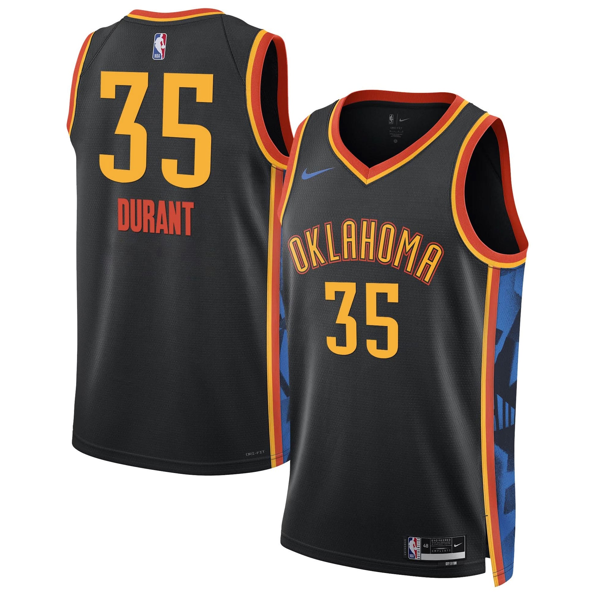 Men's Oklahoma City Thunder 2024/25 City Edition Swingman Jersey - All Stitched
