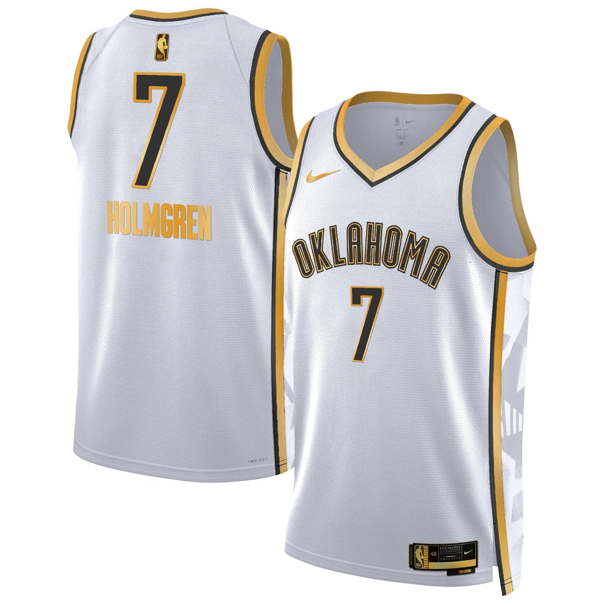Men's Oklahoma City Thunder 2024/25 City Edition Swingman Jersey - All Stitched