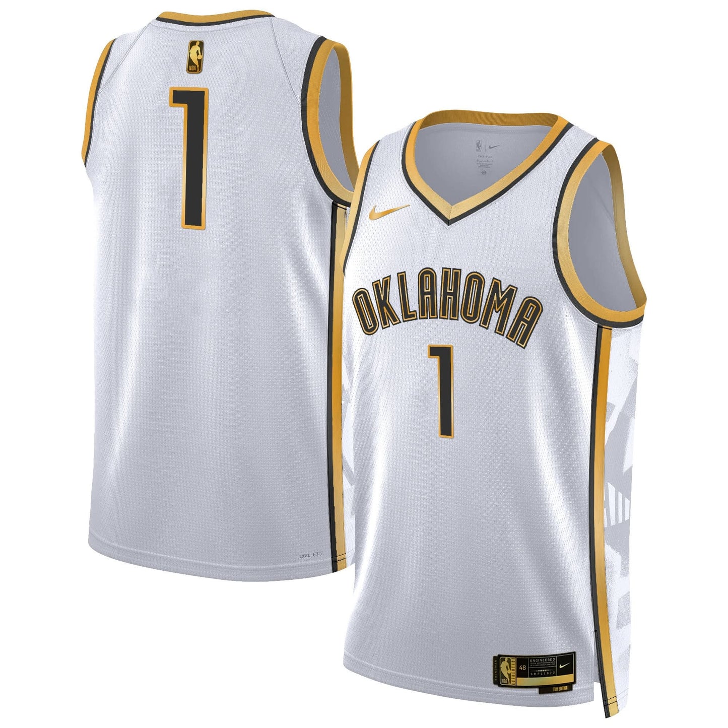 Men's Oklahoma City Thunder 2024/25 City Edition Swingman Jersey - All Stitched