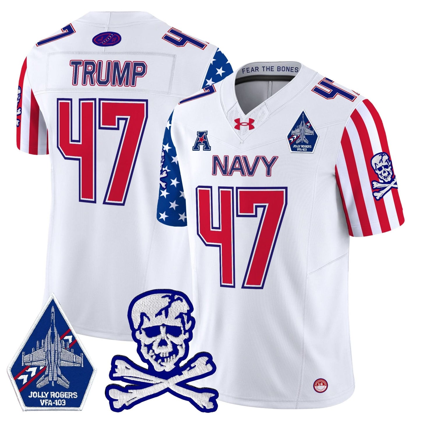 Navy Midshipmen 2024 American Style Vapor Limited Jersey - All Stitched