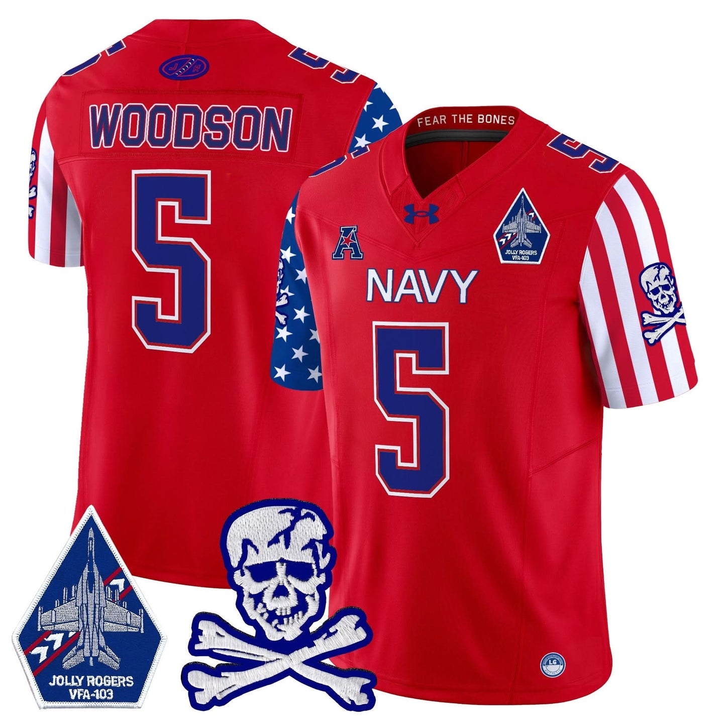 Navy Midshipmen 2024 American Style Vapor Limited Jersey - All Stitched