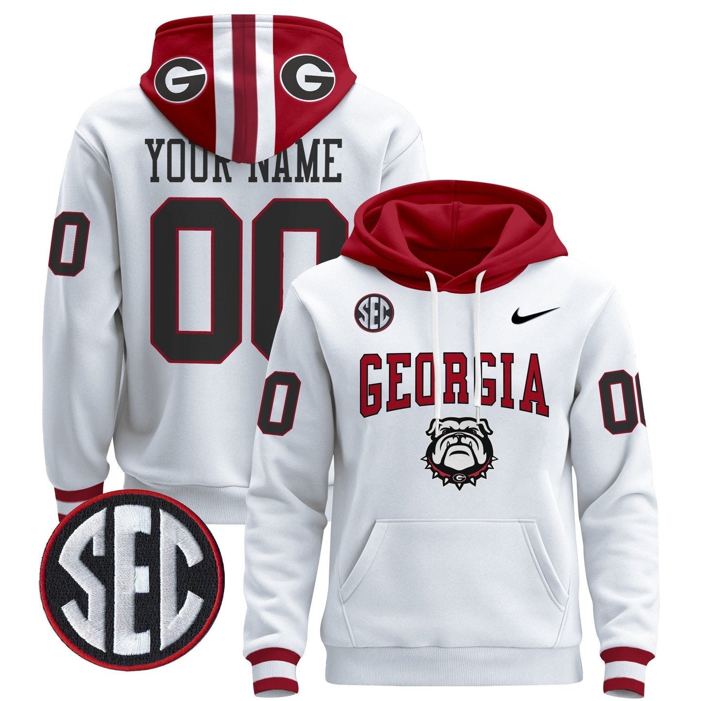 Georgia Bulldogs 2025 Custom Pullover Hoodie V2