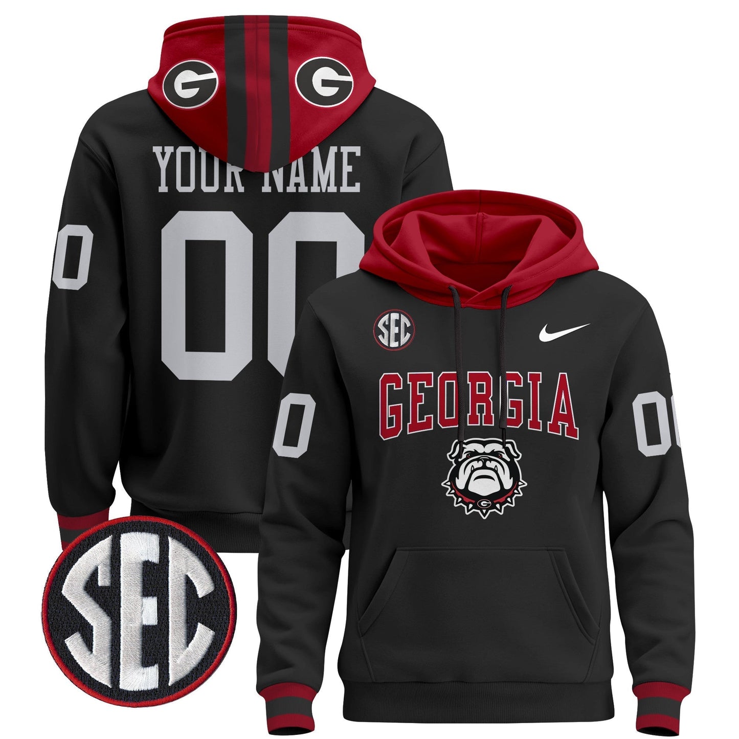 Georgia Bulldogs 2025 Custom Pullover Hoodie V2
