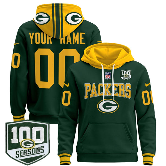 Green Bay Packers 2024 Custom Pullover Hoodie