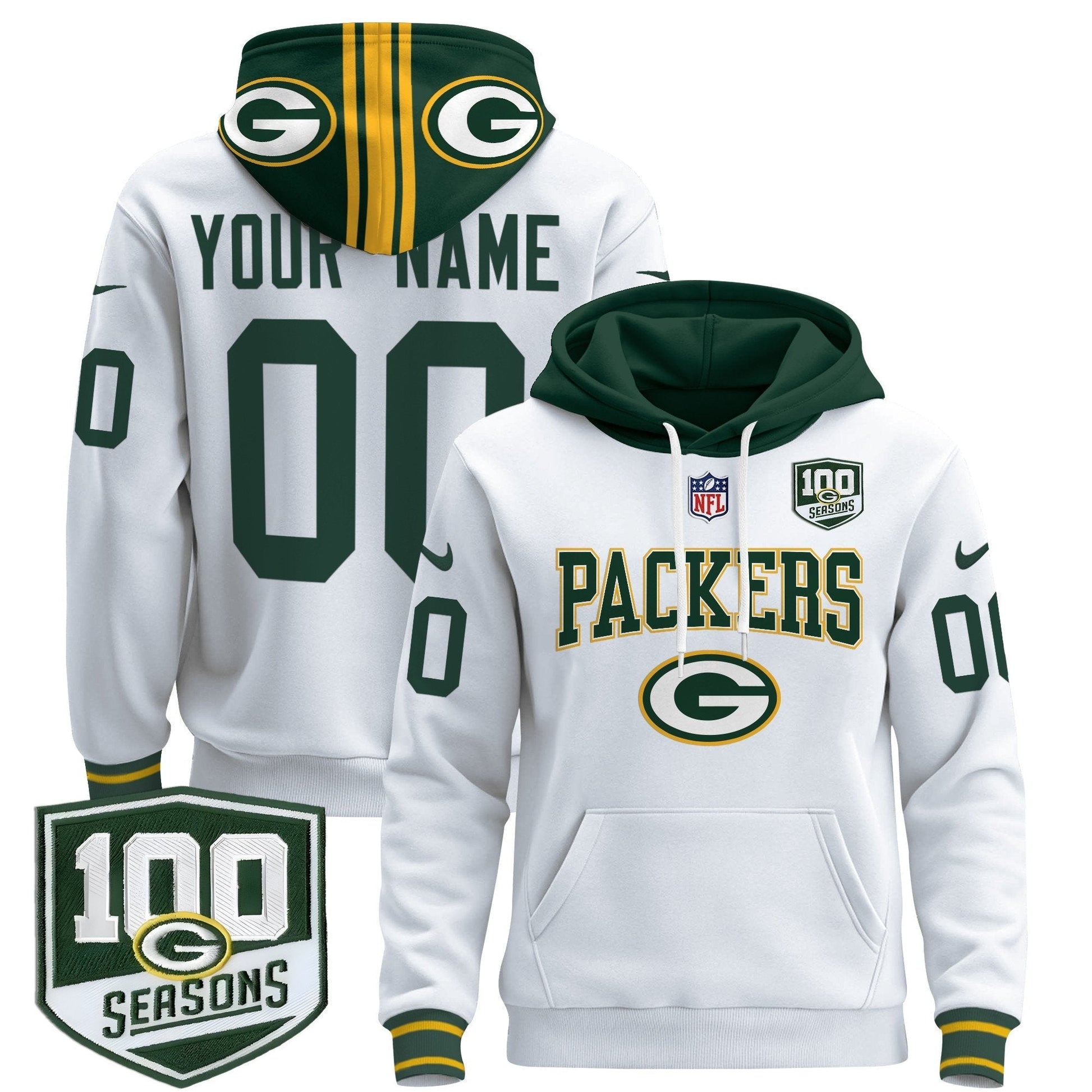 Green Bay Packers 2024 Custom Pullover Hoodie