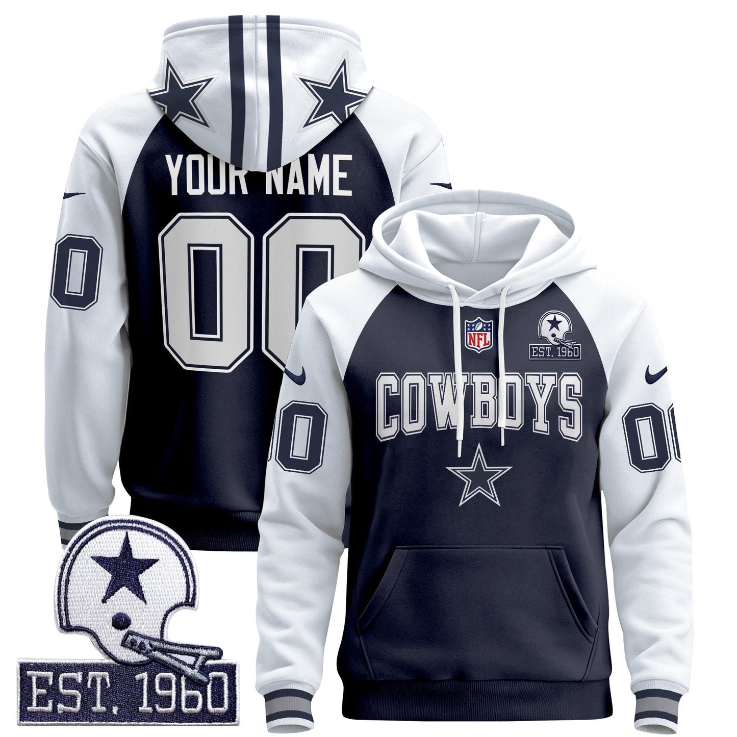 Dallas Cowboys 2024 Custom Pullover Hoodie V2
