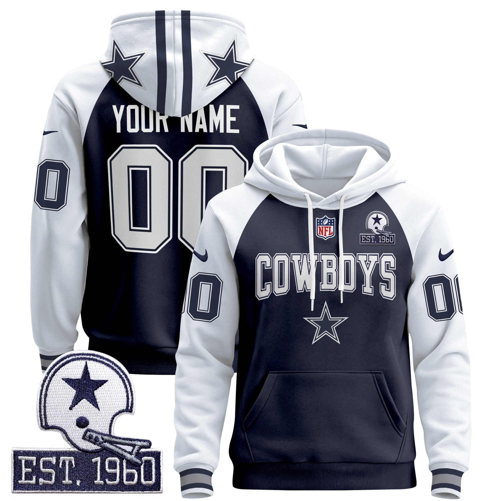 Dallas Cowboys 2024 Custom Pullover Hoodie V2