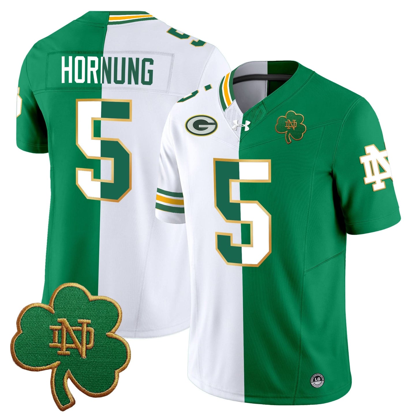 Notre Dame Fighting Irish Split Vapor Limited Jersey - All Stitched