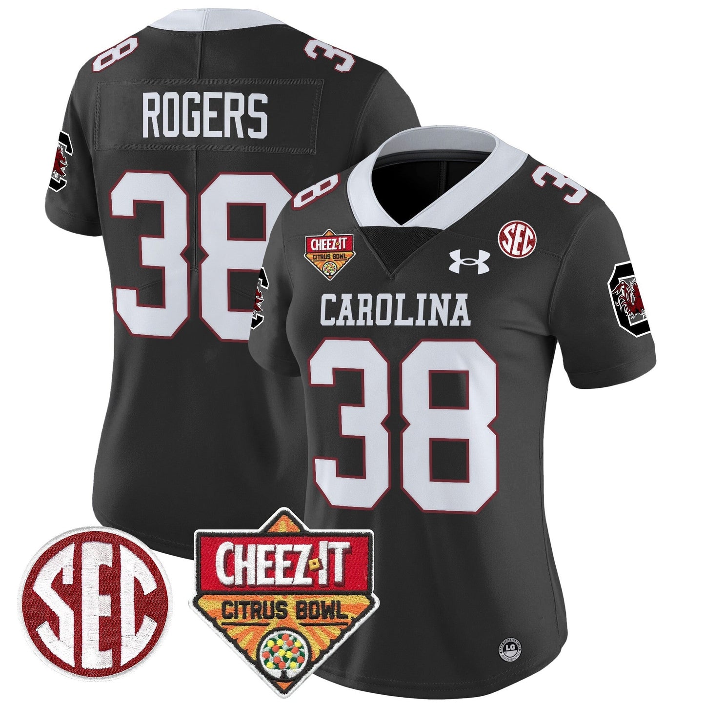 Women's SCAR 1980 Throwback Cheez-It Citrus Bowl Patch Vapor Limited Jersey - All Stitched