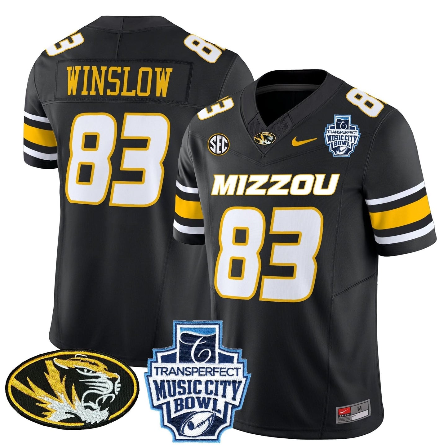 Missouri Tigers 2024 Music City Bowl Vapor Limited Jersey - All Stitched