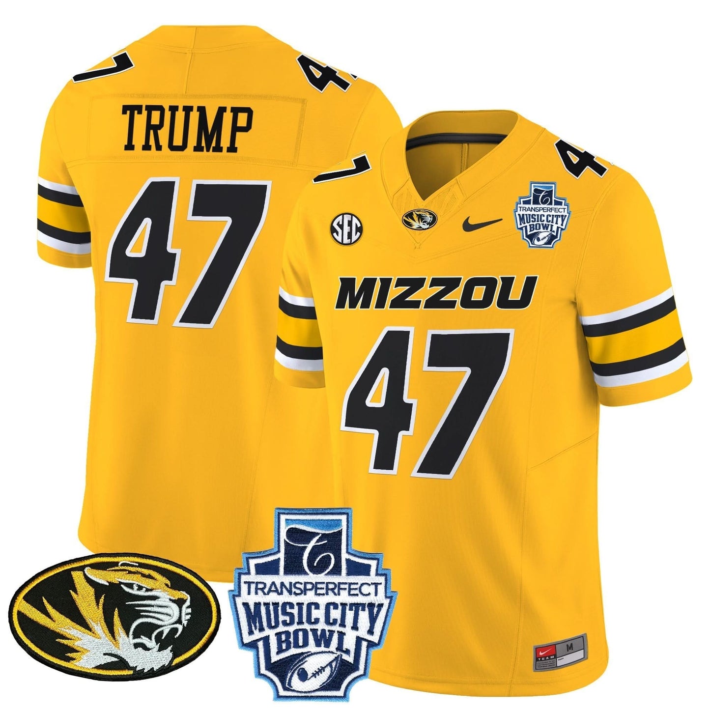 Missouri Tigers 2024 Music City Bowl Vapor Limited Jersey - All Stitched