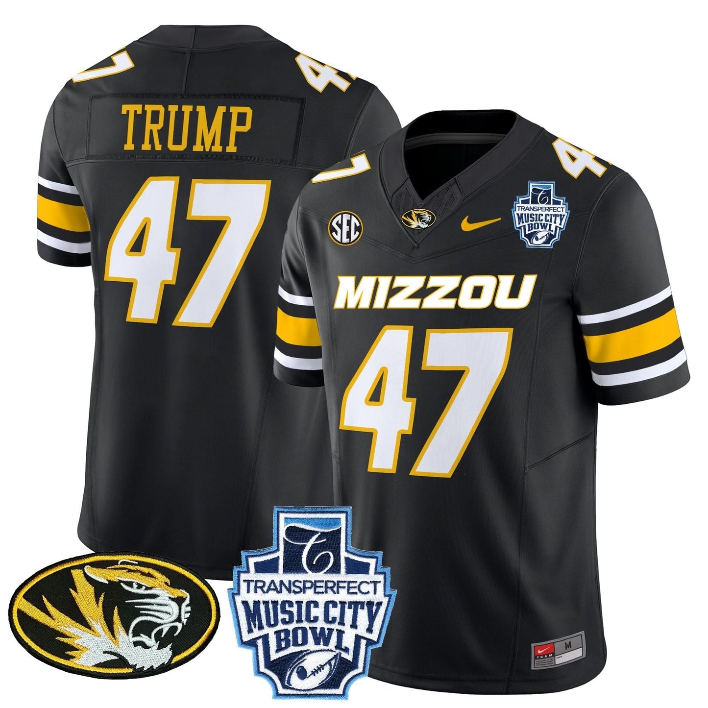 Missouri Tigers 2024 Music City Bowl Vapor Limited Jersey - All Stitched