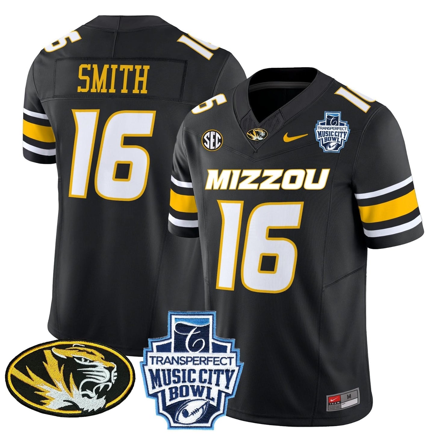 Missouri Tigers 2024 Music City Bowl Vapor Limited Jersey - All Stitched