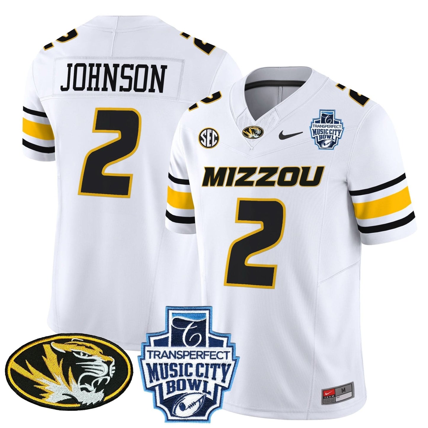 Missouri Tigers 2024 Music City Bowl Vapor Limited Jersey - All Stitched
