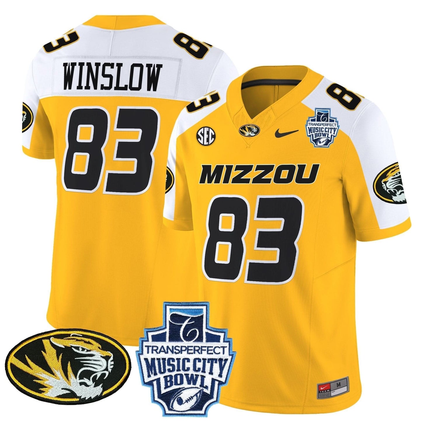 Missouri Tigers 2024 Music City Bowl Vapor Limited Jersey - All Stitched