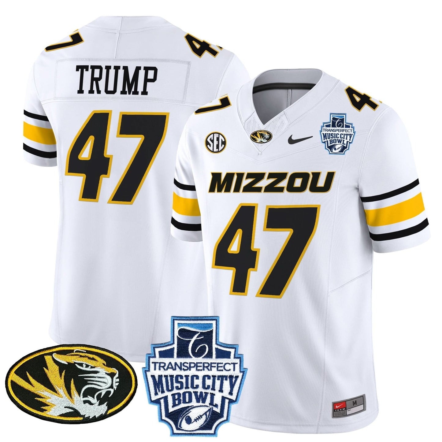 Missouri Tigers 2024 Music City Bowl Vapor Limited Jersey - All Stitched